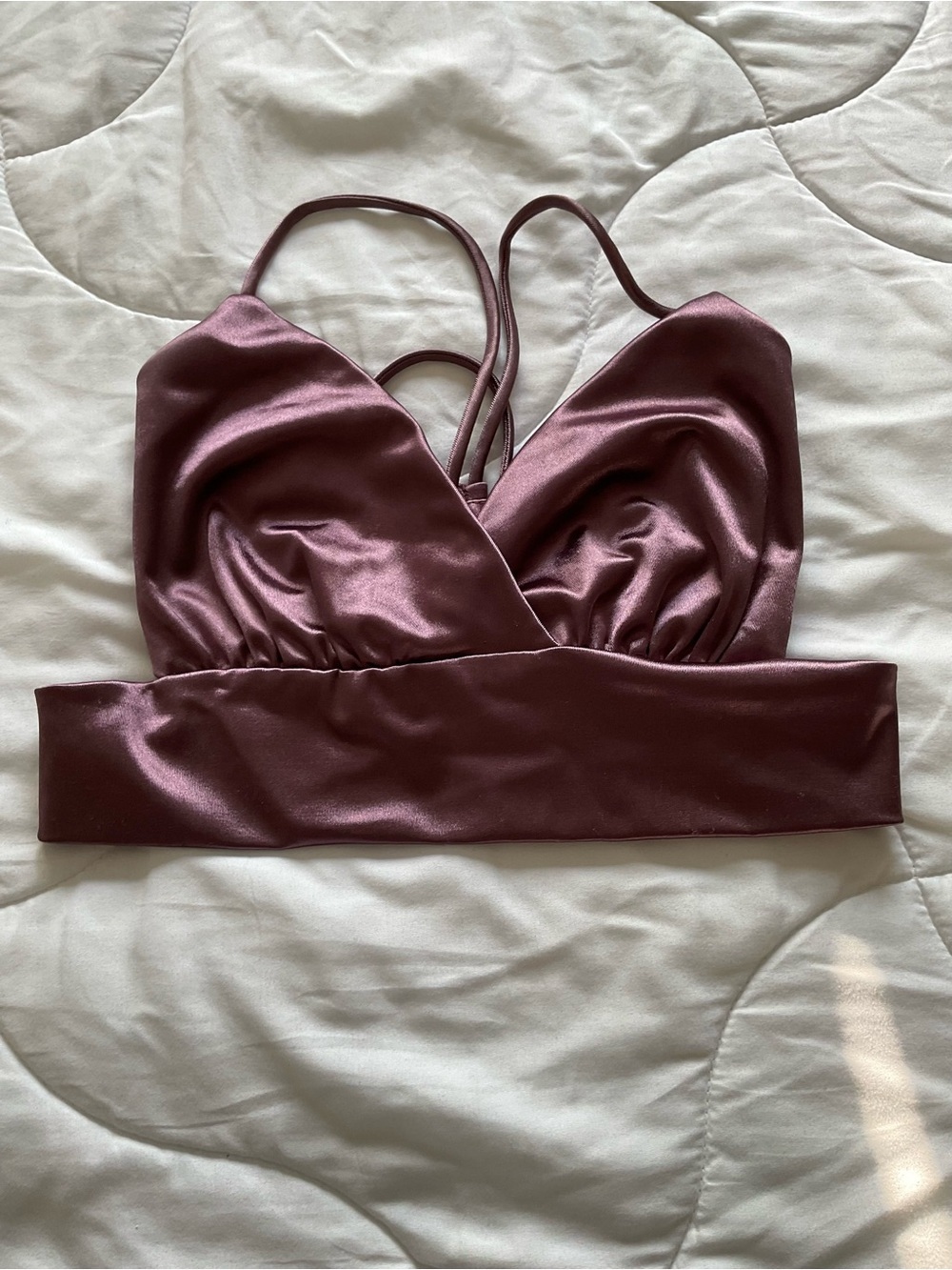 Cristina Satin Maroon Set - Picture 6 of 13